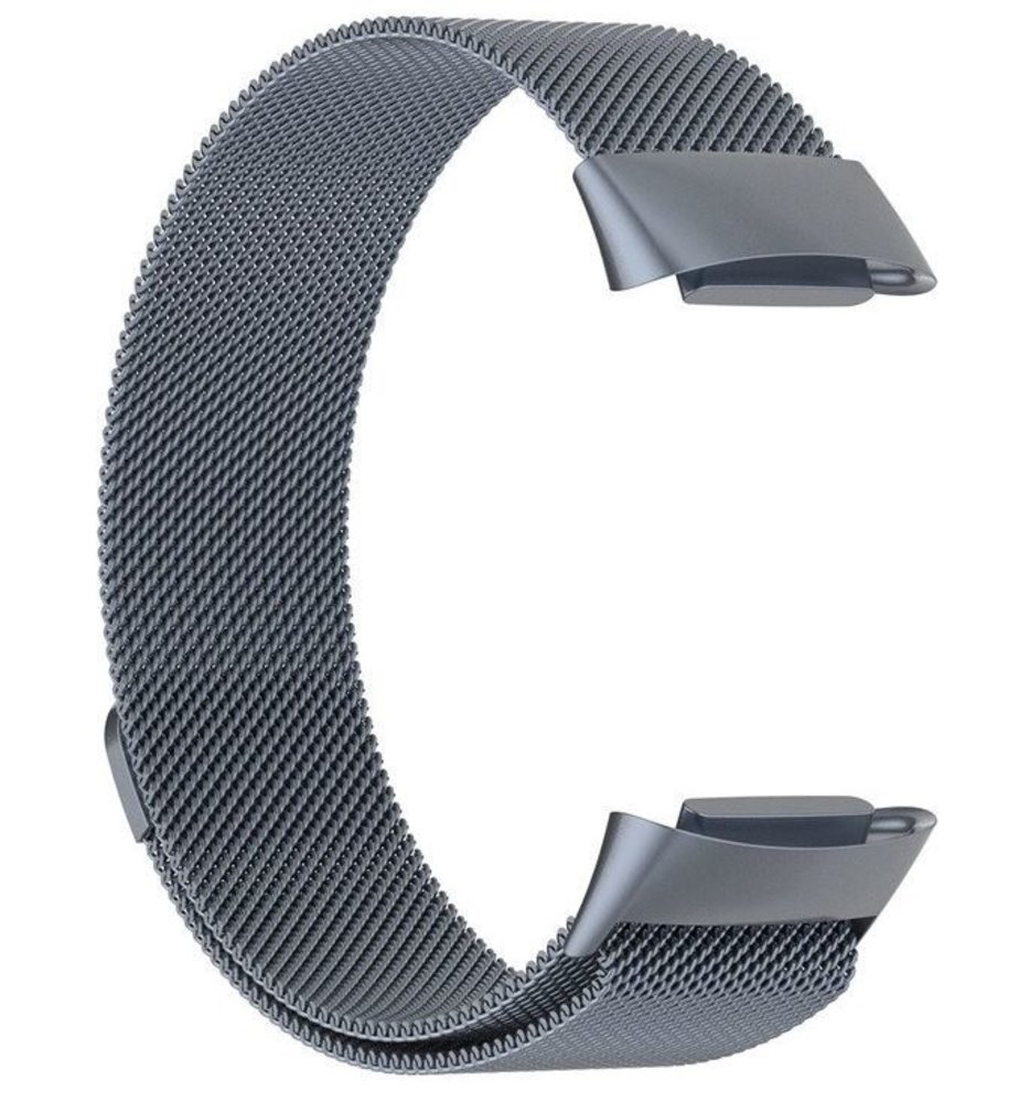 Strap-it Strap-it Correa milanesa Fitbit Charge 5 (gris espacial) Strap-it Strap-it Correa milanesa Fitbit Charge 5 (gris espacial)
