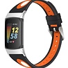 Strap-it Strap-it Correa deportiva Fitbit Charge 5 (negro/naranja) Strap-it Strap-it Correa deportiva Fitbit Charge 5 (negro/naranja)
