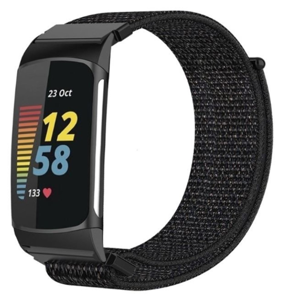 Strap-it Strap-it Correa nylon Fitbit Charge 5 (negra) Strap-it Strap-it Correa nylon Fitbit Charge 5 (negra)