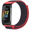 Strap-it Strap-it Correa nylon Fitbit Charge 5 (roja/negra) Strap-it Strap-it Correa nylon Fitbit Charge 5 (roja/negra)