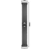 Strap-it Strap-it Correa acero Fitbit Versa 3 Pez (negro) Strap-it Strap-it Correa acero Fitbit Versa 3 Pez (negro)