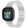 Strap-it Strap-it Correa acero Fitbit Versa 3 Pez (plata) Strap-it Strap-it Correa acero Fitbit Versa 3 Pez (plata)