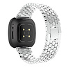 Strap-it Strap-it Correa acero Fitbit Versa 3 Pez (plata) Strap-it Strap-it Correa acero Fitbit Versa 3 Pez (plata)