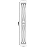 Strap-it Strap-it Correa acero Fitbit Versa 3 Pez (plata) Strap-it Strap-it Correa acero Fitbit Versa 3 Pez (plata)