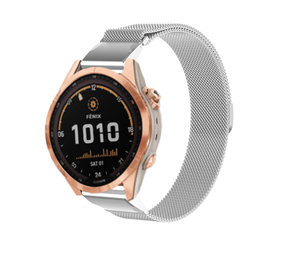 Strap-it Correa milanese Garmin Fenix 7s (plateada) Strap-it Correa milanese Garmin Fenix 7s (plateada)