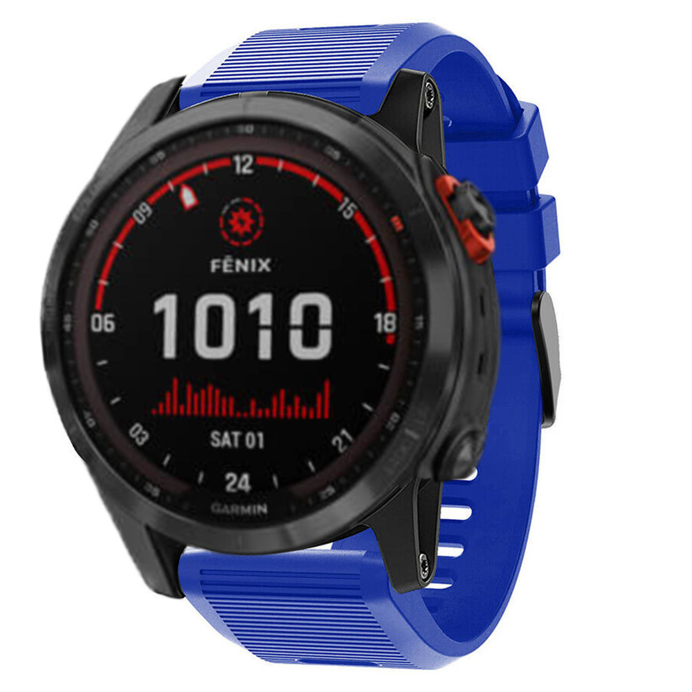 Strap-it Strap-it Correa silicona Garmin Fenix 7x (azul)