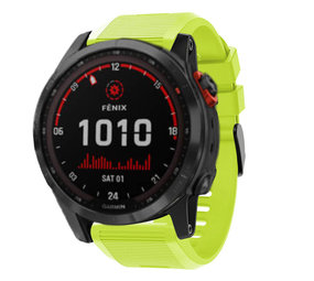 Strap-it Correa silicona Garmin Fenix 7x (verde claro)