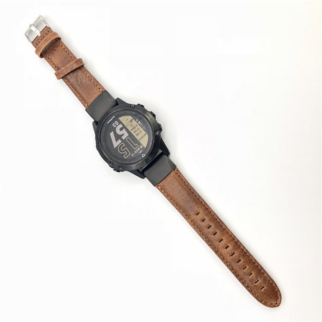 Strap-it Strap-it Correa cuero Garmin Fenix 7 (marrón) Strap-it Strap-it Correa cuero Garmin Fenix 7 (marrón)