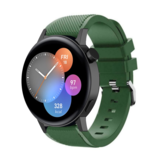 Strap-it Correa silicona Huawei Watch GT 3 42mm (verde militar)