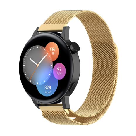 Correa milanese Huawei Watch GT 3 42mm (dorado) 