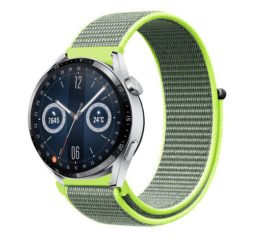 Correa nylon Huawei Watch GT 3 46mm (negro) 