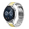 Strap-it Strap-it Correa acero Huawei Watch GT 3 46mm (plata/oro) Strap-it Strap-it Correa acero Huawei Watch GT 3 46mm (plata/oro)