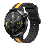 Strap-it Correa edición especial Huawei Watch GT 3 46mm (negro/amarillo) Strap-it Correa edición especial Huawei Watch GT 3 46mm (negro/amarillo)