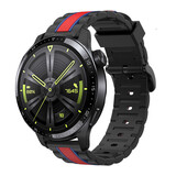 Strap-it Correa edición especial Huawei Watch GT 3 46mm (negro/rojo) Strap-it Correa edición especial Huawei Watch GT 3 46mm (negro/rojo)
