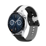Strap-it Correa triple sport Huawei Watch GT 3 46mm (negro - blanco - gris) Strap-it Correa triple sport Huawei Watch GT 3 46mm (negro - blanco - gris)