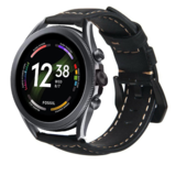 Strap-it Correa cuero Fossil Gen 6 - 44 mm (negro) Strap-it Correa cuero Fossil Gen 6 - 44 mm (negro)