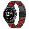Strap-it Strap-it Correa acero Fossil Gen 6 - 44 mm (negro/rojo) Strap-it Strap-it Correa acero Fossil Gen 6 - 44 mm (negro/rojo)