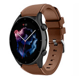 Strap-it Correa silicona Amazfit GTR 3 (Pro) (marrón café)