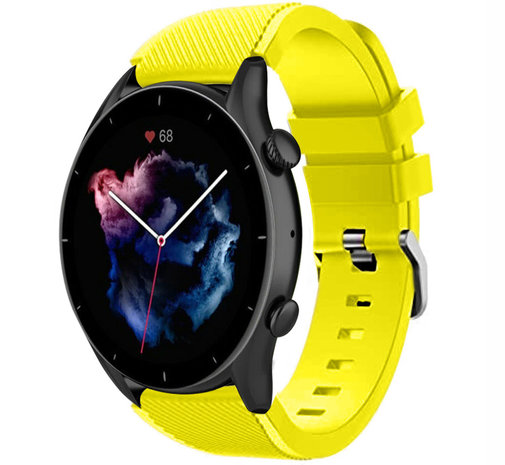 Strap-it Strap-it Correa silicona Amazfit GTR 3 (Pro) (amarillo)