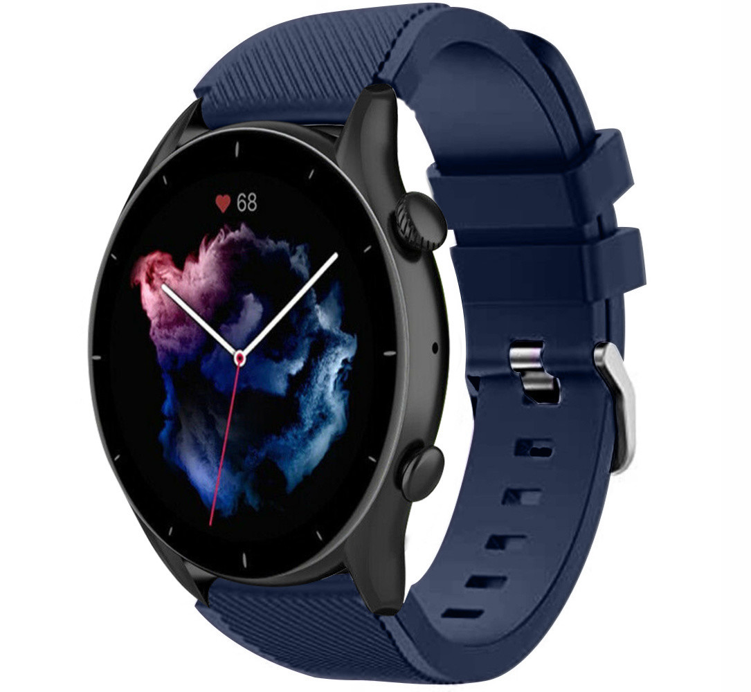 Strap-it Strap-it Correa silicona Amazfit GTR 3 (Pro) (azul oscuro)