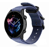 Strap-it Correa nylon con hebilla Amazfit GTR 3 (Pro) (azul) Strap-it Correa nylon con hebilla Amazfit GTR 3 (Pro) (azul)