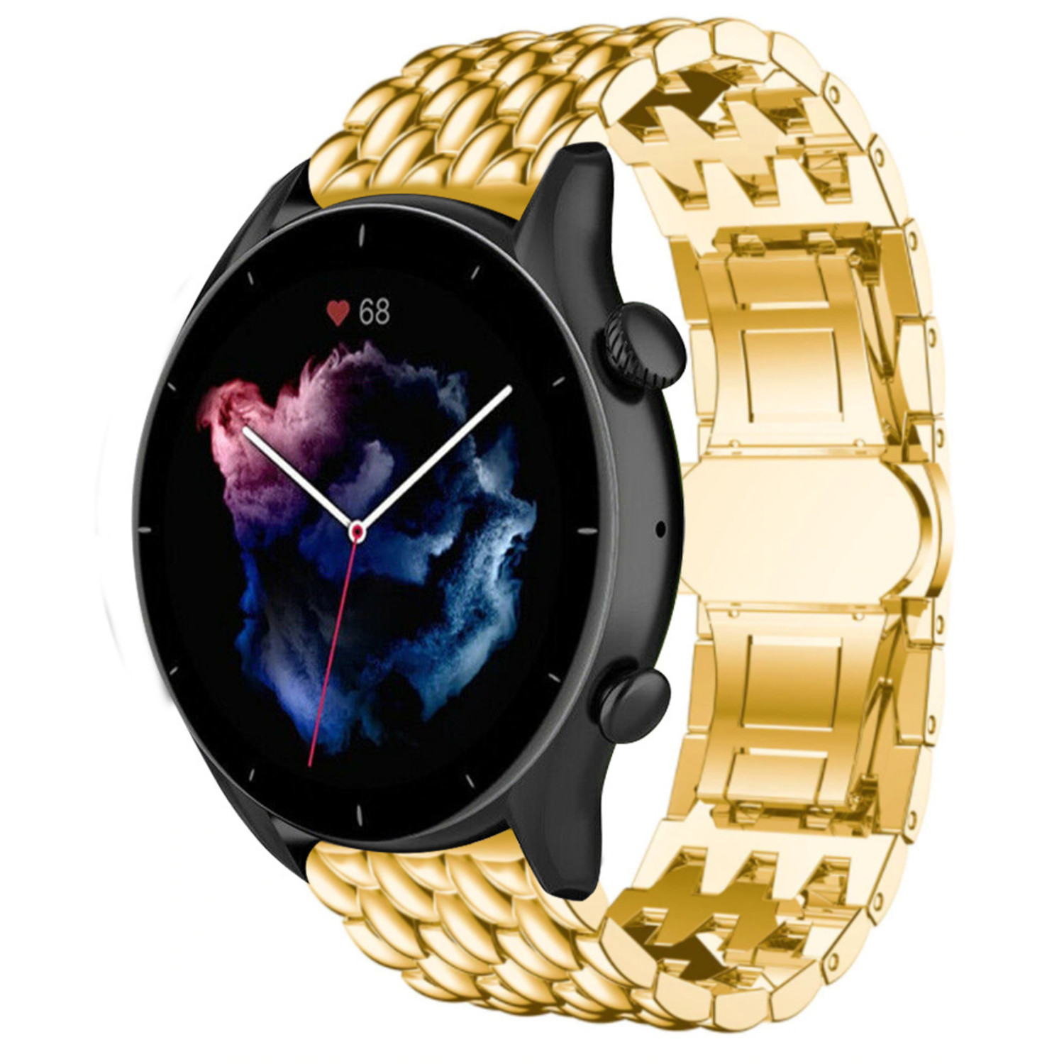 Correa acero dragón Amazfit GTS 3 (dorado) 