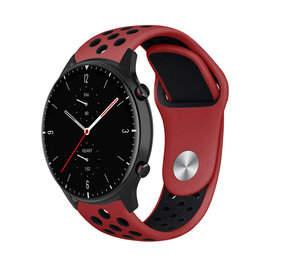 Strap-it Correa deportiva Amazfit GTR 2 (roja/negra) Strap-it Correa deportiva Amazfit GTR 2 (roja/negra)