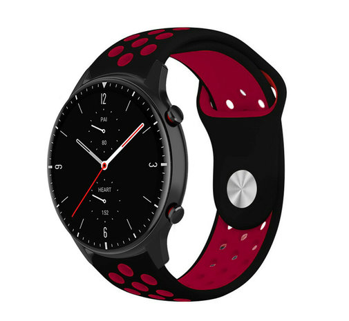 Strap-it Strap-it Correa deportiva Amazfit GTR 2 (negra/roja) Strap-it Strap-it Correa deportiva Amazfit GTR 2 (negra/roja)