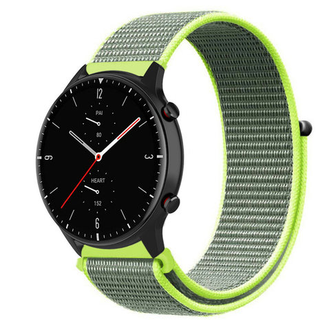 Para Xiaomi Amazfit GTR 2 2e Nylon Nailon Watch Band Correa Banda 22 mm