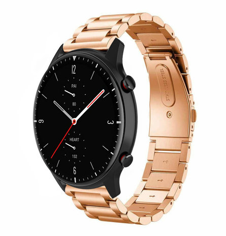 Strap-it Strap-it Correa acero Amazfit GTR 2 (oro rosa) Strap-it Strap-it Correa acero Amazfit GTR 2 (oro rosa)