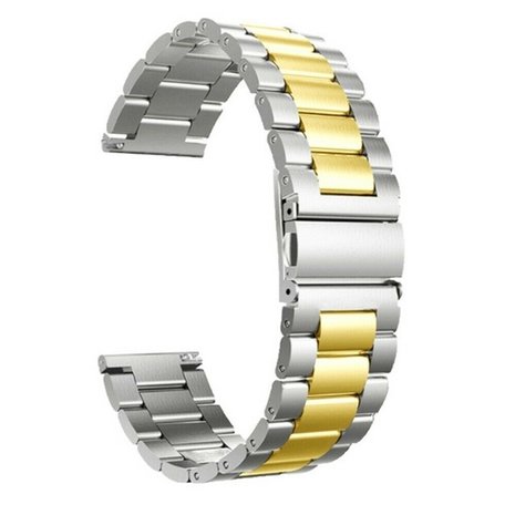 Strap-it Strap-it Correa acero Amazfit GTR 2 (plata/oro) Strap-it Strap-it Correa acero Amazfit GTR 2 (plata/oro)