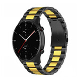 Strap-it Correa acero Amazfit GTR 2 (negro/dorado) Strap-it Correa acero Amazfit GTR 2 (negro/dorado)