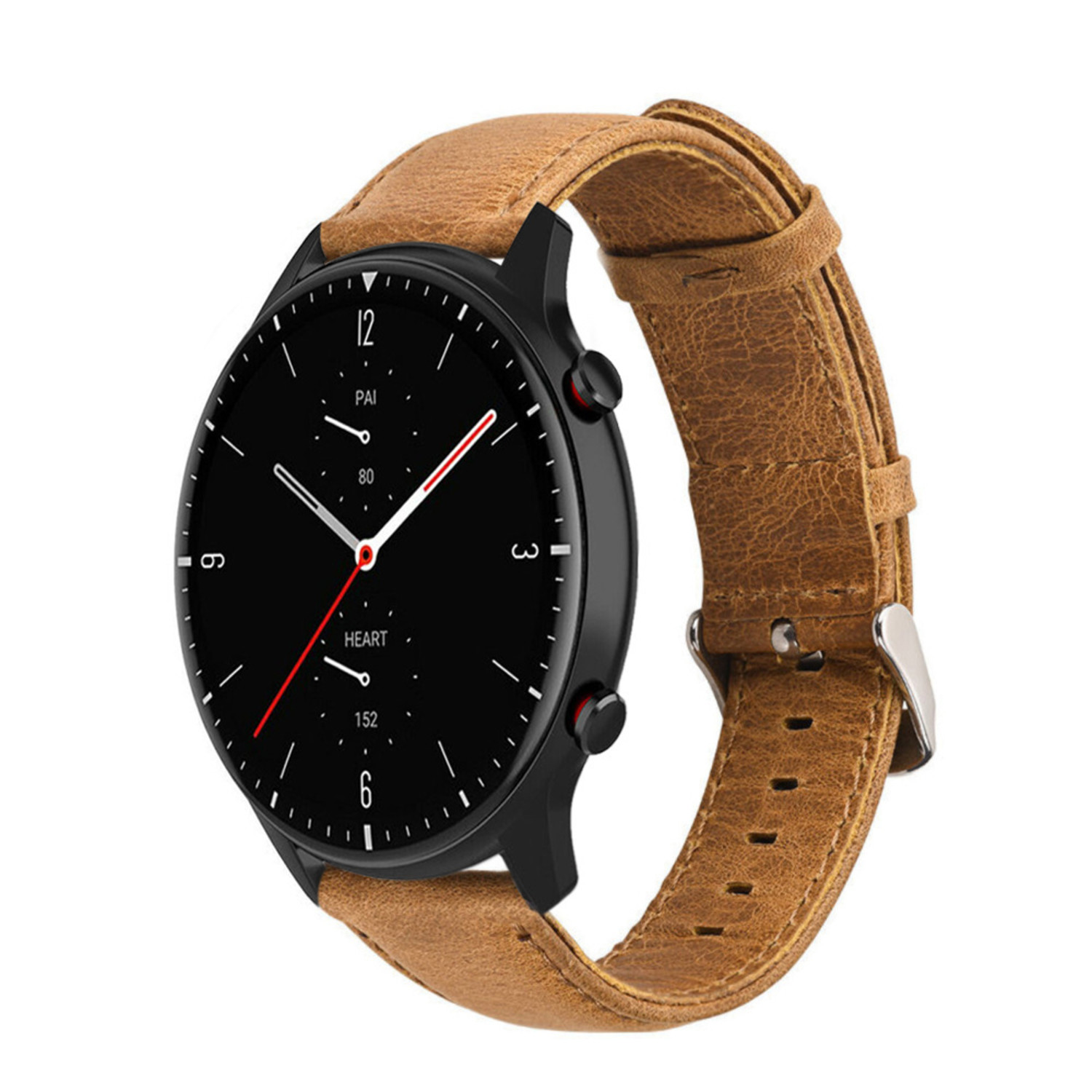 Correa cuero Amazfit GTR 2 (negro) 