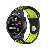 Strap-it Correa deportiva Huawei Watch GT Runner (negro/amarillo) Strap-it Correa deportiva Huawei Watch GT Runner (negro/amarillo)