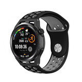 Strap-it Correa deportiva Huawei Watch GT Runner (negro/gris) Strap-it Correa deportiva Huawei Watch GT Runner (negro/gris)