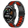 Strap-it Strap-it Correa acero Huawei Watch GT Runner (negro/rojo) Strap-it Strap-it Correa acero Huawei Watch GT Runner (negro/rojo)