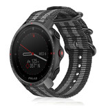 Strap-it Correa nylon con hebilla Polar Grit X Pro (negro/gris) Strap-it Correa nylon con hebilla Polar Grit X Pro (negro/gris)