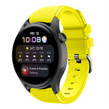Strap-it Correa silicona Huawei Watch 3 (Pro) (amarillo)