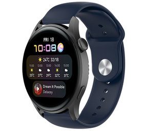 Strap-it Correa deportiva Huawei Watch 3 (Pro) (azul oscuro) Strap-it Correa deportiva Huawei Watch 3 (Pro) (azul oscuro)