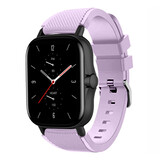 Strap-it Correa silicona Amazfit GTS 2 (lila)