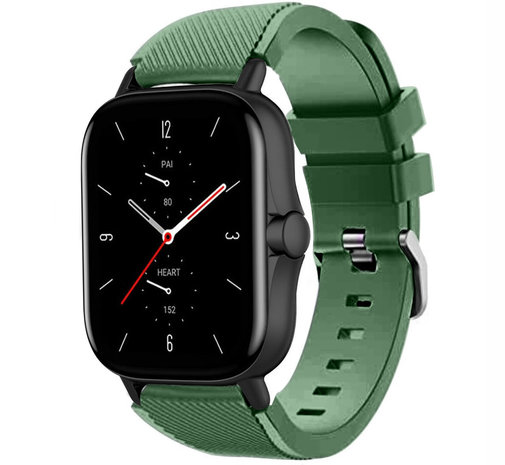 Correa silicona Amazfit GTS 2 (verde ejárcito) 