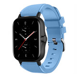 Strap-it Correa silicona Amazfit GTS 2 (azul arena)