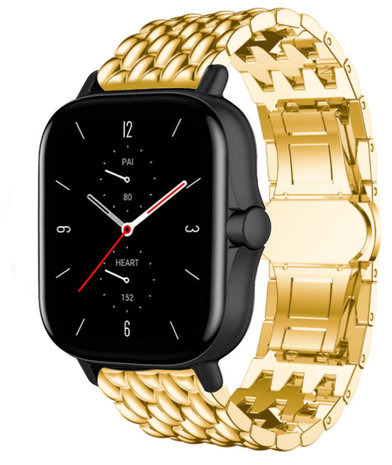 Strap-it Strap-it Correa acero dragón Amazfit GTS 2 (dorado) Strap-it Strap-it Correa acero dragón Amazfit GTS 2 (dorado)