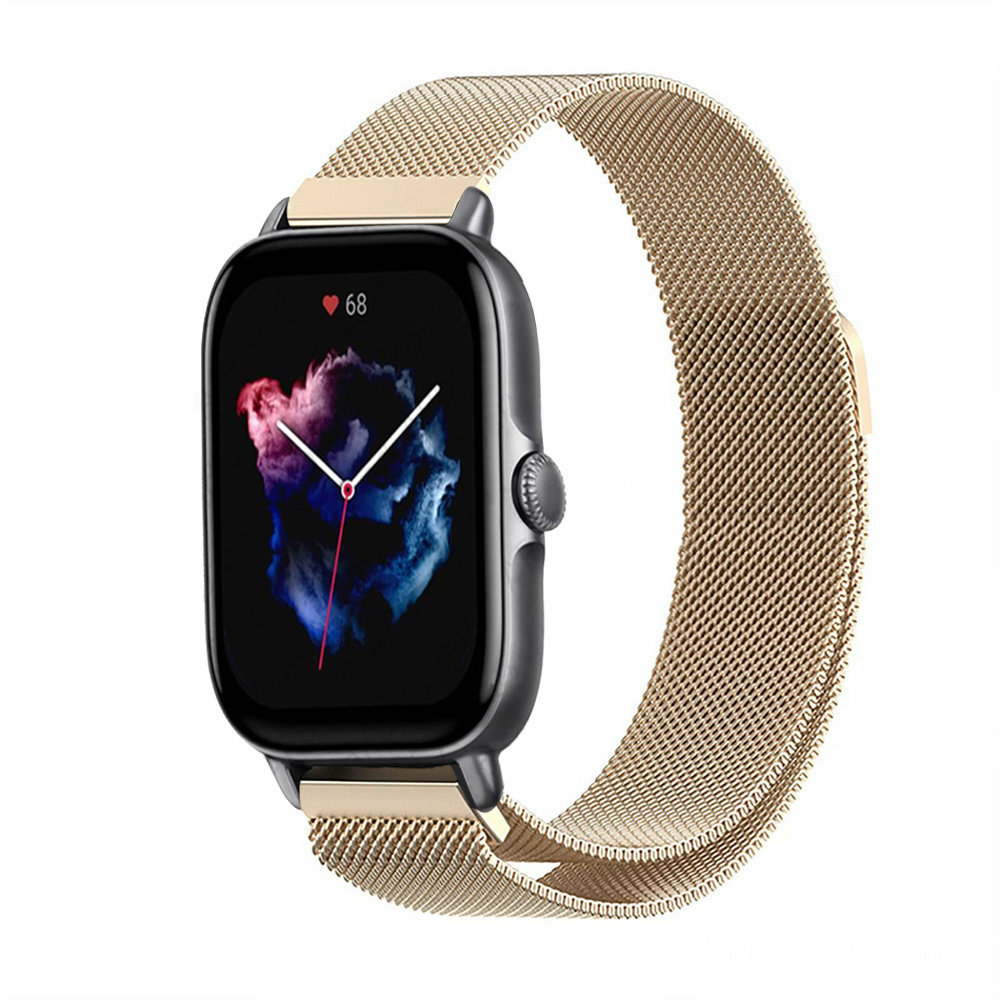 Strap-it Strap-it Correa milanesa Amazfit GTS 3 (champán) Strap-it Strap-it Correa milanesa Amazfit GTS 3 (champán)