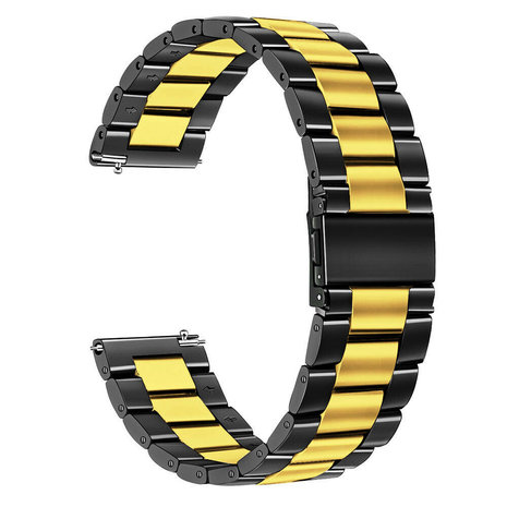 Strap-it Strap-it Correa acero Amazfit GTS 3 (negro/dorado) Strap-it Strap-it Correa acero Amazfit GTS 3 (negro/dorado)
