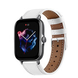 Strap-it Correa cuero Amazfit GTS 3 (blanco) Strap-it Correa cuero Amazfit GTS 3 (blanco)