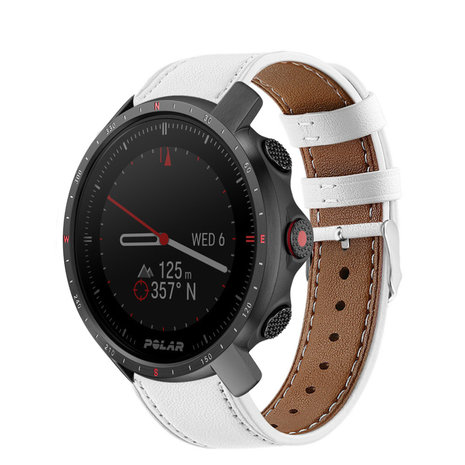 Strap-it Strap-it Correa cuero Polar Grit X Pro (blanco) Strap-it Strap-it Correa cuero Polar Grit X Pro (blanco)