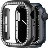 Strap-it Funda protector de diamantes Apple Watch 7/8/9 41mm (negro) Strap-it Funda protector de diamantes Apple Watch 7/8/9 41mm (negro)