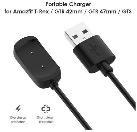 Cargador/cable de carga Amazfit GTR/GTS/T-Rex 