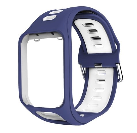 Strap-it Strap-it Correa deportiva TomTom Spark (azul/blanco) Strap-it Strap-it Correa deportiva TomTom Spark (azul/blanco)